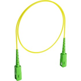 تصویر پچ کردفیبر نوری سینگل مود/APC/UPC/SC/SC/SX/1M PATCH CORD FIBRE OPTICE SC/SC/SM/SX/DC