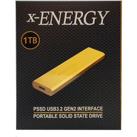 تصویر هارد اس اس دی اکسترنال ایکس انرژی مدل Gold Drive USB 3.2 Gen 2 ظرفیت 1 ترابایت X-Energy Gold Drive USB 3.2 Gen 2 1TB External SSD