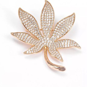 تصویر گل سینه طرح برگ کد 502 