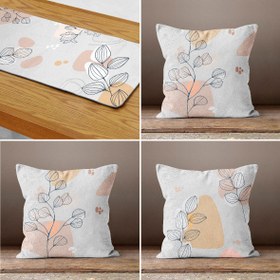 تصویر ست کوسن و رانر کد S67 مینیمال_گلدار