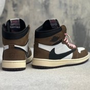 تصویر کتونی air jordan1 موکا Air jordan1 travis