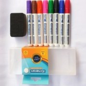 تصویر ماژیک وایت برد 8 رنگ کیفی هرون 