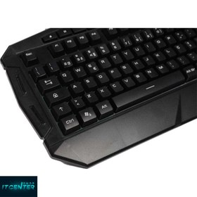 تصویر کیبورد گیمینگ Keyboar Gaming CROWN مدل K-06 