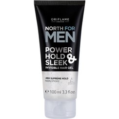 تصویر ژل موی سر قوی نورث فور من North for men Power Hold & Sleek Invisible Hair gel