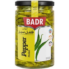 تصویر ترشی فلفل سبز 570 گرم بدر (12ع) 