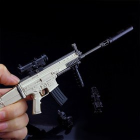 تصویر ماکت اسلحه Scar-L بازی PUBG (فلزی) 