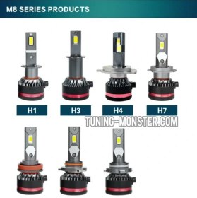 تصویر هدلایت m8 conpex H7 ام۸ کانپکس مدل 2025 M8