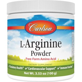 تصویر پودر ال-آرژنین Carlson - حجم ۱۰۰ گرم 