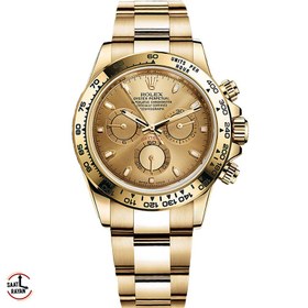 تصویر ساعت مچی رولکس مردانه مدل دیتونا بند طلایی و صفحه طلایی ROLEX Daytona 