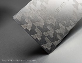 تصویر کارت ویزیت فلزی استودیو 