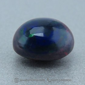 تصویر نگین انگشتر اوپال آبی کد ۳۴۳۲۹ 