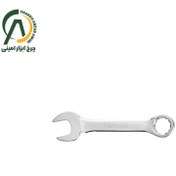 تصویر آچار سایز 13 یکسر تخت یکسر رینگی کوتاه توسن TOSAN 