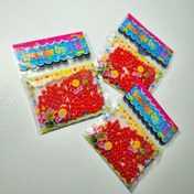 تصویر خاک ژله ای قرمز بسته سه عددی 