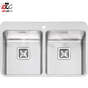 تصویر سینک زیر کابینتی پرنیان استیل مدل PS 4207 Built-in Parnian Steel sink