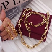 تصویر سرویس حلقه‌ای طرح طلا زنانه مدل شنل 