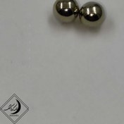 تصویر پیرسینگ مگنتی گوی رنگ نقره ای 