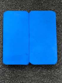 تصویر آجر یوگا حرفه‌ای | آجر یوگا ایرانی در رنگ‌بندی متنوع / هر پک حاوی ۲ عدد - آبی 