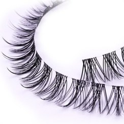 تصویر مژه فیشر نچرال درجه A+پلاس مو طبیعیی در بسته های مژه 3 ریسه ای الی مژه 25 ریسه ای برند آردل .تیک .دیو 