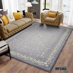 تصویر روفرشی کش دار مخمل شانل کد 3362 - 9 متری 