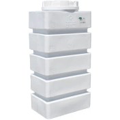 تصویر مخزن 350لیتری مکعبی عمودی پلی اتیلن سه لایه رادمهرپلاست 