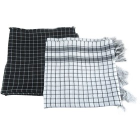 تصویر چفیه نخی مدل باران بسته 2 عددی 