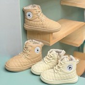 تصویر بوت بچگانه مدل اسپرت طرح الستار سایز ۳۱ با جنس کاپشنی 