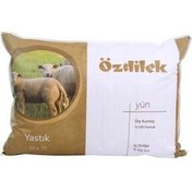 تصویر بالش سفید پشمی نرم و راحت سالم 50X70 سانتی متر Özdilek 