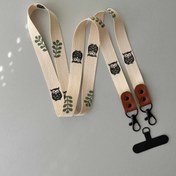 تصویر آویز موبایل کراس بادی «طرح جغد مشکی» 