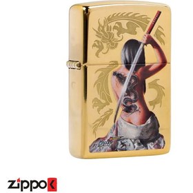 تصویر فندک اورجینال بنزینی زیپو مدل Zippo MAZZI 29668 Zippo MAZZI 29668