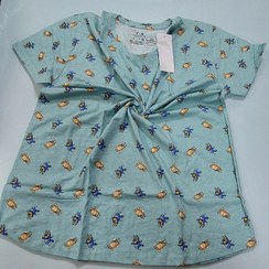 تصویر تیشرت نخ پنبه زنانه اچ اند ام قواره دار اصلی بنگلادشی T-shirt H&M