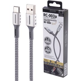 تصویر کابل تایپ سی ریمکس مدل RC-003a طول 1 متر Remax RC-003a USB-C to USB cable 1m