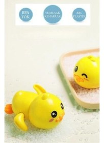 تصویر اسباب‌بازی حمام نوزاد: جوجه‌تیغی چرخان برند ttt Wind-up Duck Baby Bath Toy