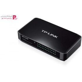 تصویر سوييچ 24 پورت مگابيت و دسکتاپ تی پی لينک مدل TL-SF1024M TP-LINK TL-SF1024M 24-port 10/100Mbps Desktop Switch