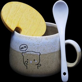 تصویر ماگ سرامیکی طرح دار 