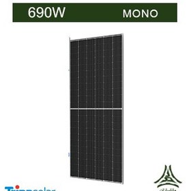 تصویر پنل خورشیدی 690 وات مونوکریستال N-Type TOPCon Bifacial برند Trina solar 