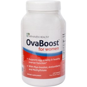 تصویر کپسول اوابوست فیرهون هلث 120 عدد ا FAIRHAVEN HEALTH OvaBoost 120 Capsules FAIRHAVEN HEALTH OvaBoost 120 Capsules