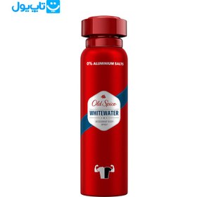 تصویر اسپری مردانه الد اسپایس مدل Whitewater حجم 150 میلی لیتر Old Spice Whitewater Deodorant For Men - 150ml