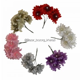 تصویر گل مرواریدی 5 عددی 