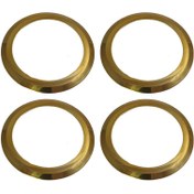 تصویر استیل دور دریچه کولر خودرو قطعه سازان کبیر مدل EST-REN-1018 مناسب برای رنو ال 90 بسته 4 عددی 