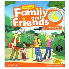 تصویر American Family and friends 4 Student book + workbook Second edition کتاب آموزش زبان Family and friends 4پک کامل کتاب دانش آموز و کتاب کار ویرایش دوم American Family and friends 4 Student book + Workbook Second edition