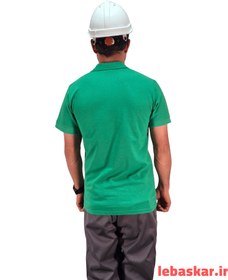 تصویر تیشرت کار رنگ سبز 