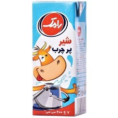 تصویر شیر پرچرب استریل 200cc رامک 