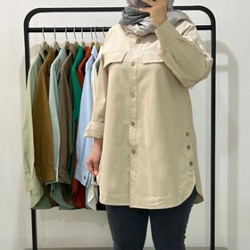 تصویر مانتو مدل پردیس - کرم 9775952