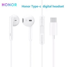 تصویر هندزفری سیمی تایپ سی اصلی آنر هواوی Honor Type-C Earphone AM33R Honor Type-C Earphone AM33R