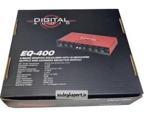 تصویر اکولایزر (پروسسور) دیجیتال اودیو مدل EQ-400 EQ-400 digital audio equalizer (processor)