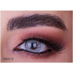 تصویر لنز گلامور GLAMOURE رنگ طوسی Gray شماره 5 