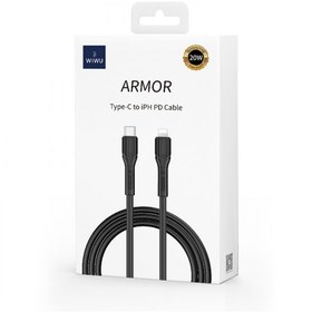 تصویر کابل شارژر ویوو wiwu Armor Cable Fast Charging Wi-C005 USB-C to Ligtning wiwu Armor Cable Fast Charging Wi-C005 USB-C to Ligtning