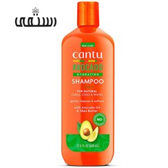 تصویر شامپو آبرسان موهای فر بدون سولفات حاوی آووکادو و شی باتر کنتو مدل Cantu Avocado Hydrating Shampoo Cantu Avocado Hydrating Shampoo 400ml