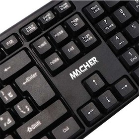 تصویر کیبورد Macher MR-303 Macher MR-303 Wired Keyboard