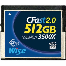 تصویر کارت حافظه سی فست وایز Wise Advanced 512GB CFast 2.0 Memory Card 